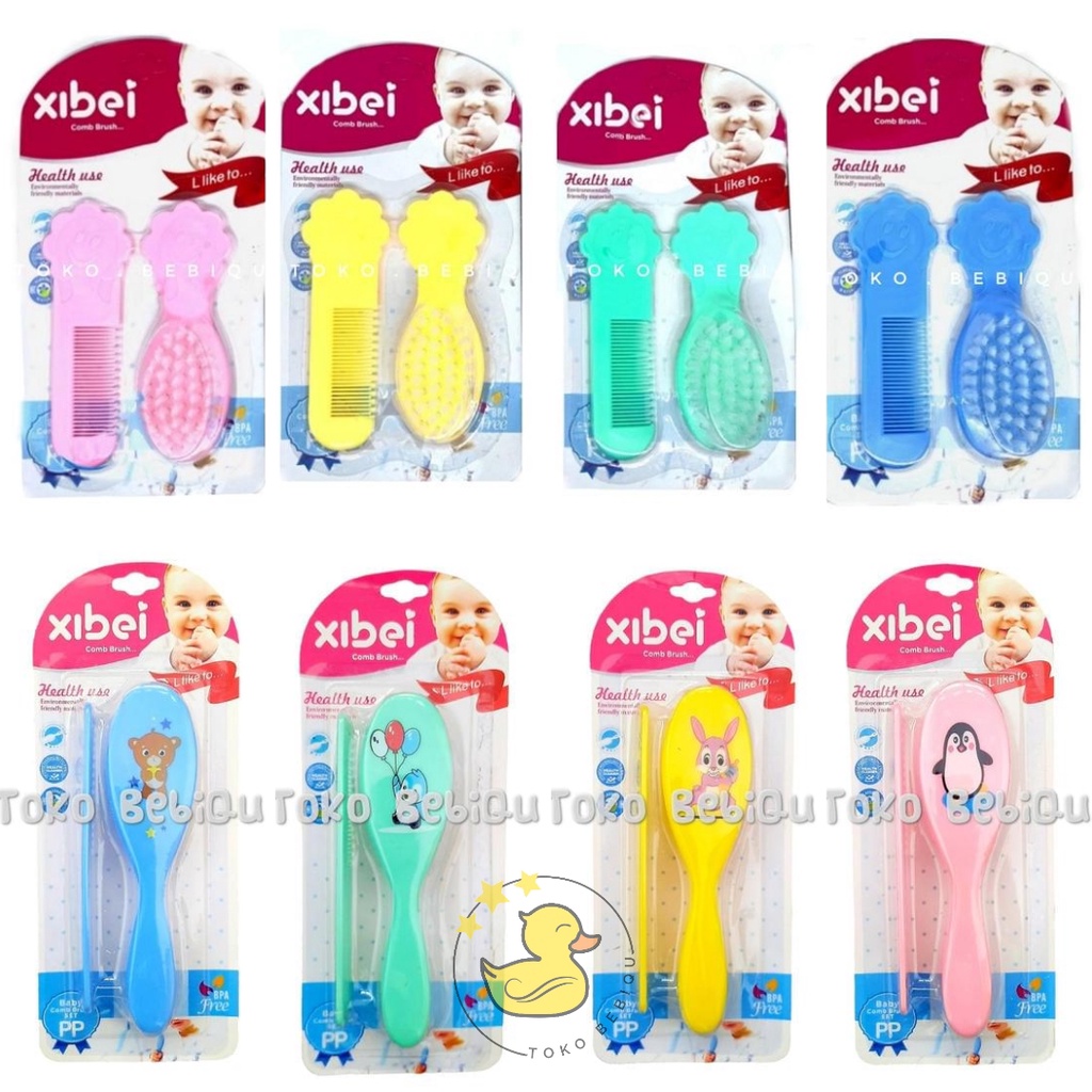 XIBEI Set 2 in 1 Sisir Sikat Bayi