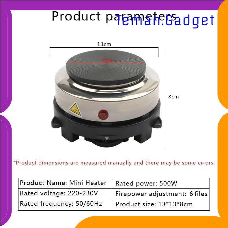 TG - DPR YONG QIAN Pemanas Kopi Susu Air Minuman Mini Heater Stove Pot 500W - YQ-105