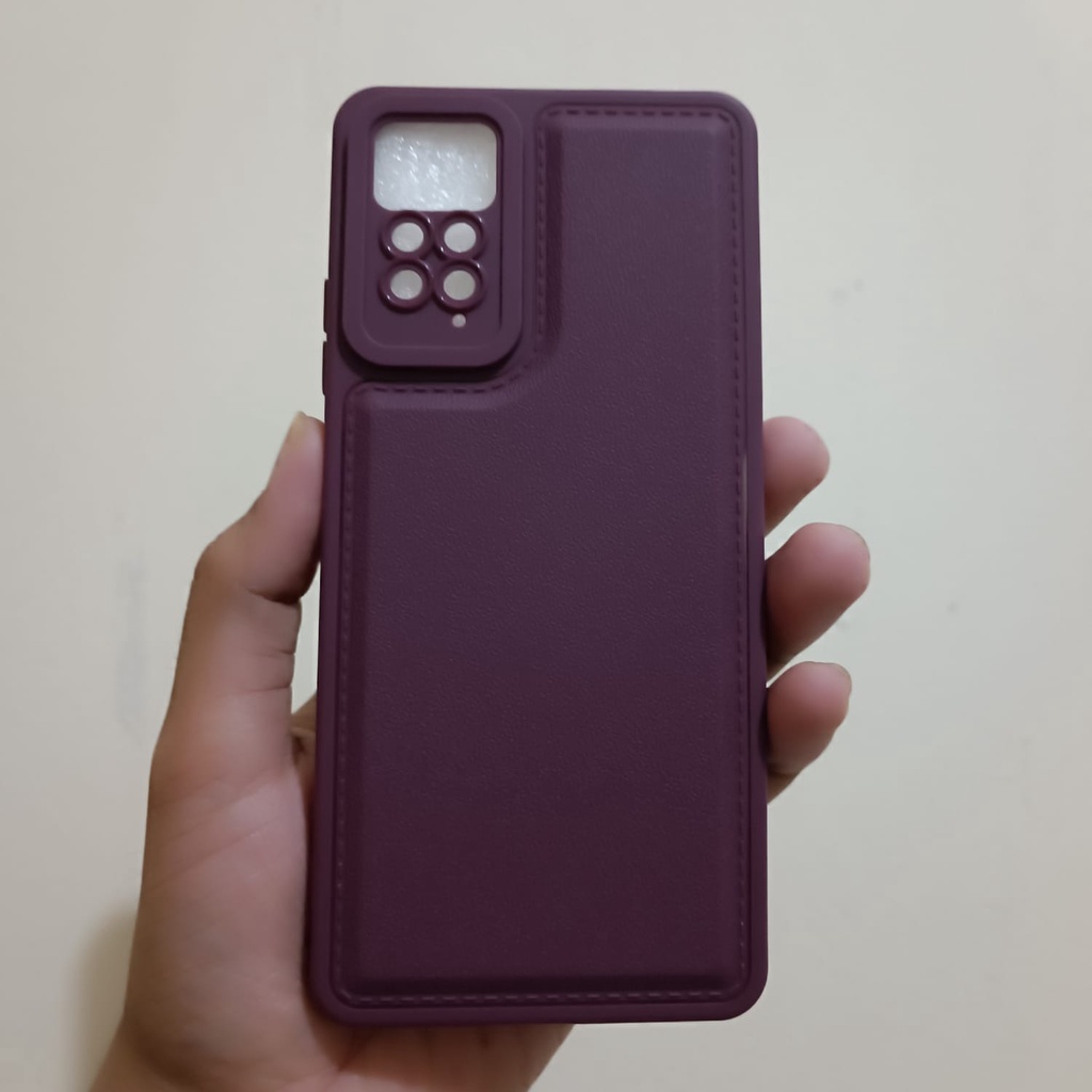 Promo Case XIAOMI REDMI NOTE 11 PRO / REDMI NOTE 11 PRO 5G Soft Case Leather Pro Casing TPU Lembut Tekstur Kulit Anti Benturan Fids Store