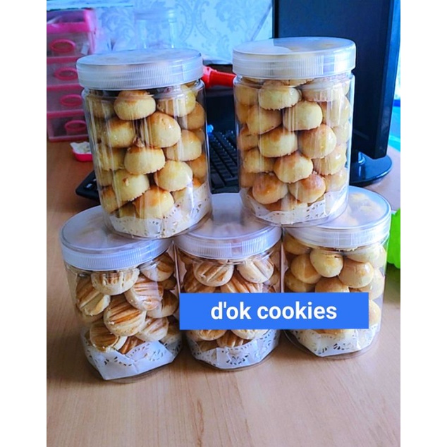 

kue nastar/ kue kacang (peanut butter) premium toples 700ml