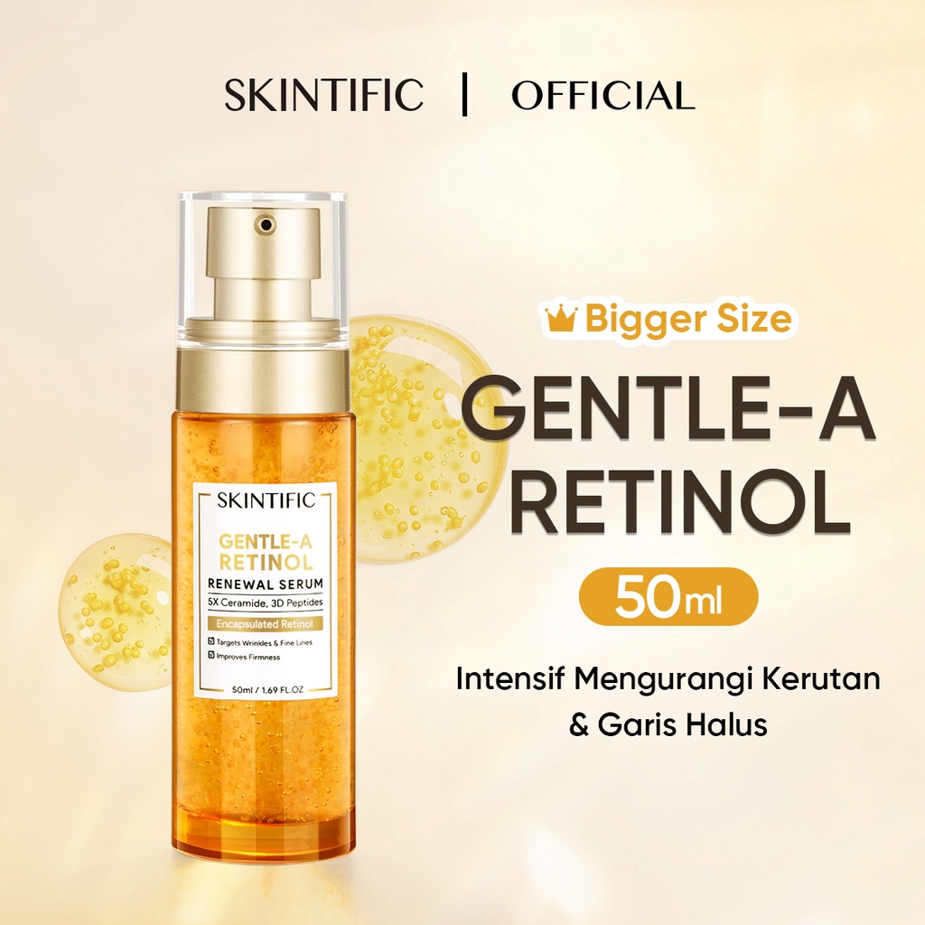 SKINTIFIC Gentle A Retinol Renewal Serum 50ml