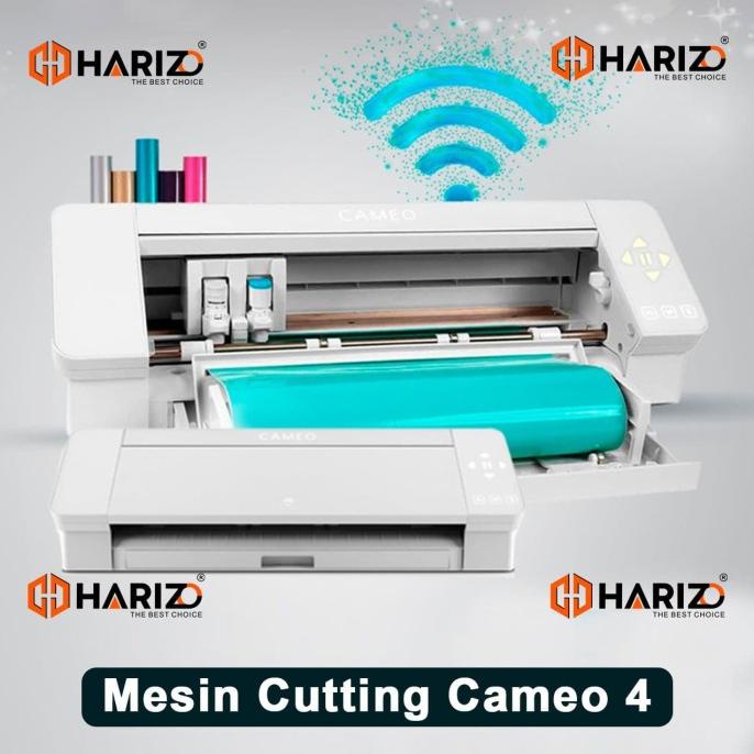 

Terlaris MESIN CUTTING STICKER CAMEO 4 Alat Cetak Print And Cut Potong Gambar Termurah