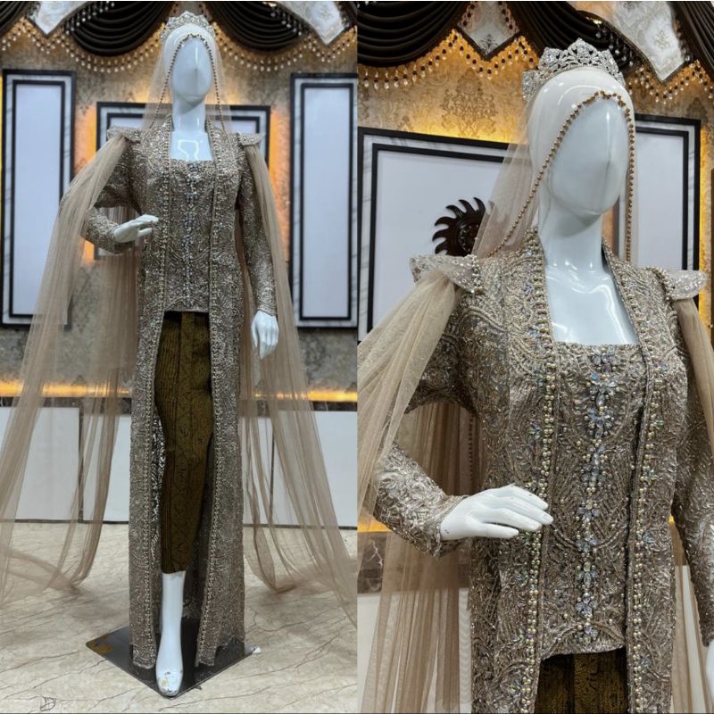 KEBAYA AKAD FUll PAYET BEREKOR //KEBAYA//GAUN