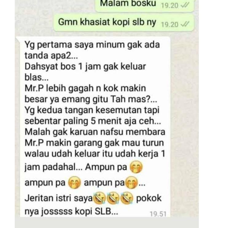 ㅾ (1 SACHET ) KOPI SLB TAHAN LAMA PRIA PERKASA ぴ