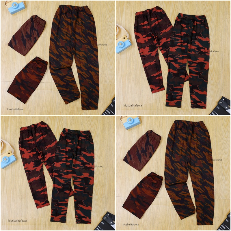 ARMY Pants uk 2-3 tahun / Legging Panjang Anak Laki Perempuan ABRI Celana Bawahan Adem Leging Murah