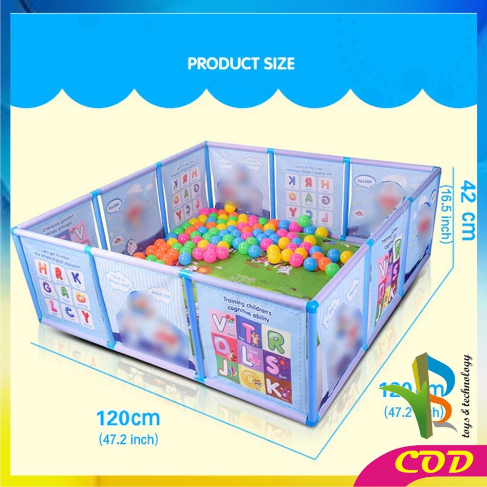 RB-M17 Pagar Bayi Play Fence A999-22 Karakter Pagar Mainan Anak / Pagar Pengaman Bayi / Baby Fence