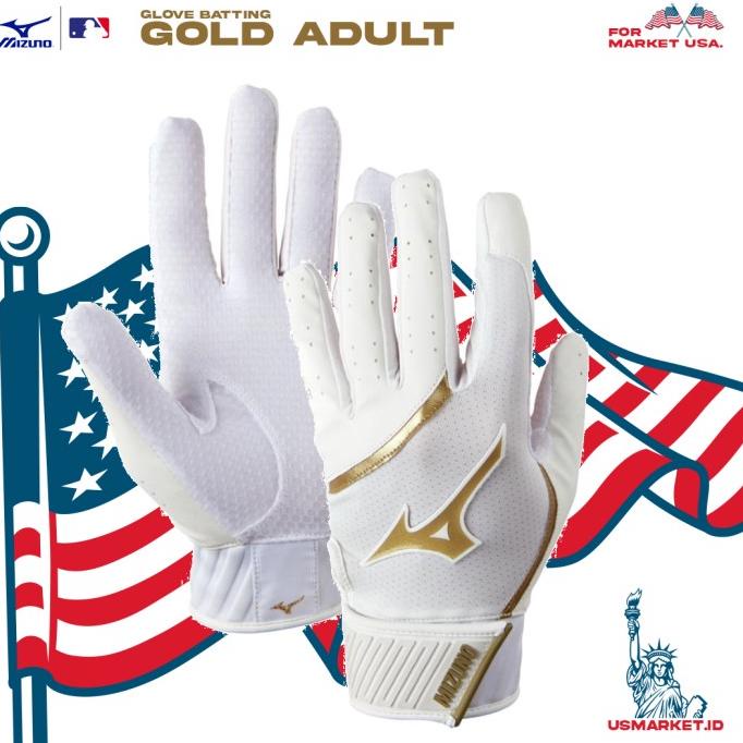 Sarung Tangan Baseball Mizuno MVP Batting Gloves Adult