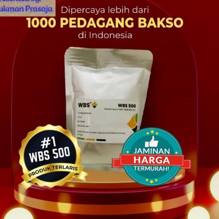 

Z(24✪) [100gr] WBS 500 / Bikin Kress / Perenyah Bakso Terbaik langsung kirim