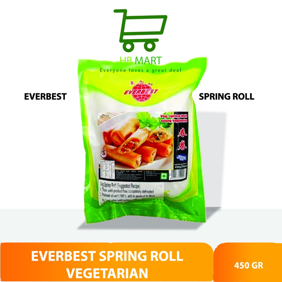 

Everbest Vegetarian Spring Roll 450 gram