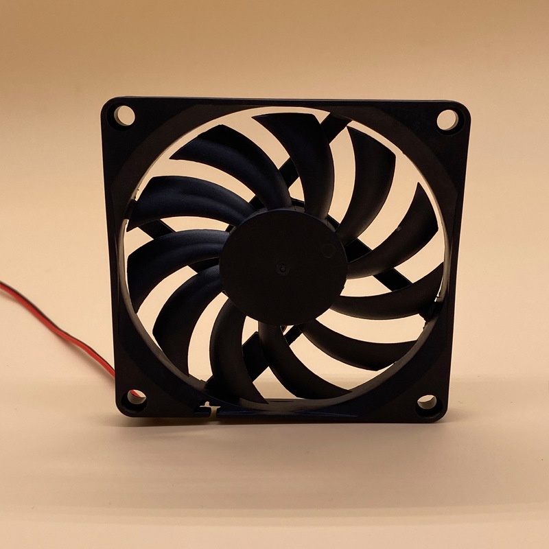 Kipas Heatsink CPU Fan 80mm 12V 2PIN XH2.54 - DC8010 - Black