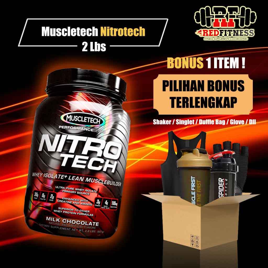 Muscletech Nitrotech Performance 2 lbs / 2 lb 2lbs 2lb BPOM