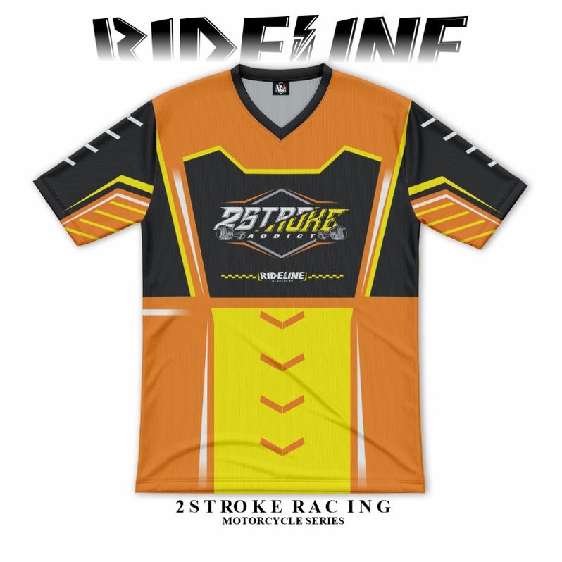 KAOS TSHIRT JERSEY 2 STROKE 2STROKE RACING RIDELINE