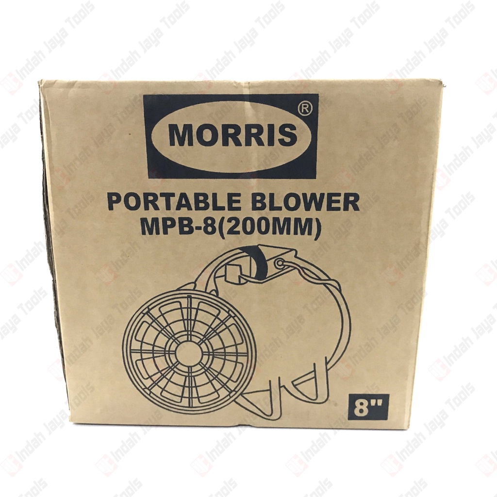 MORRIS Portable Ventilator 8 Inch - Kipas Blower Exhaust Angin