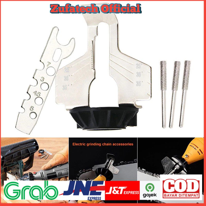MUQGEW Mata Bor Pengasah Pisau Gergaji Chainsaw Sharpening Tool - DTT88 - Silver