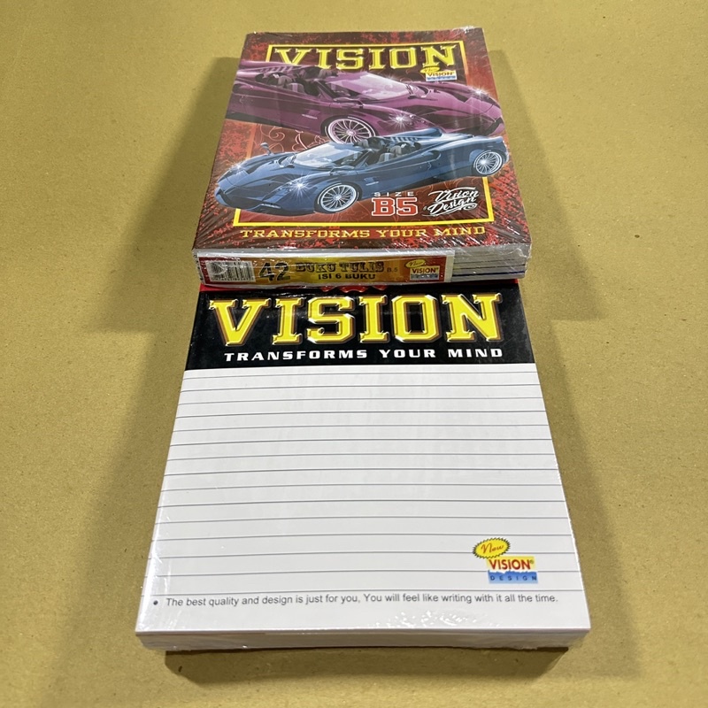 Buku Tulis Boxy Vision 42 lembar isi 6 pcs