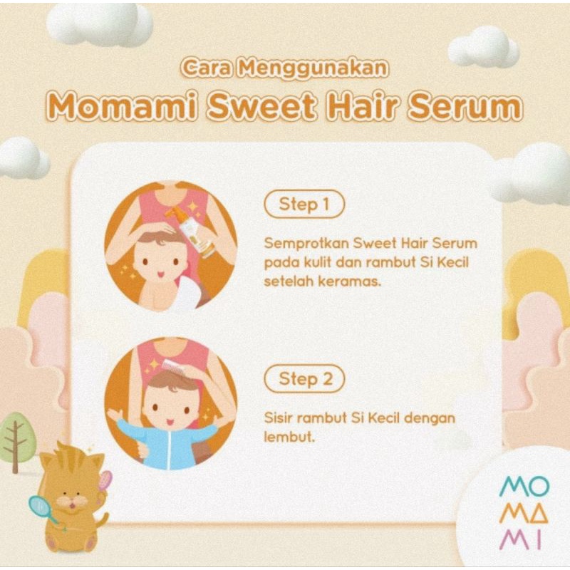 Momami Baby Sweet Hair Serum 100 ml - Serum Rambut Bayi