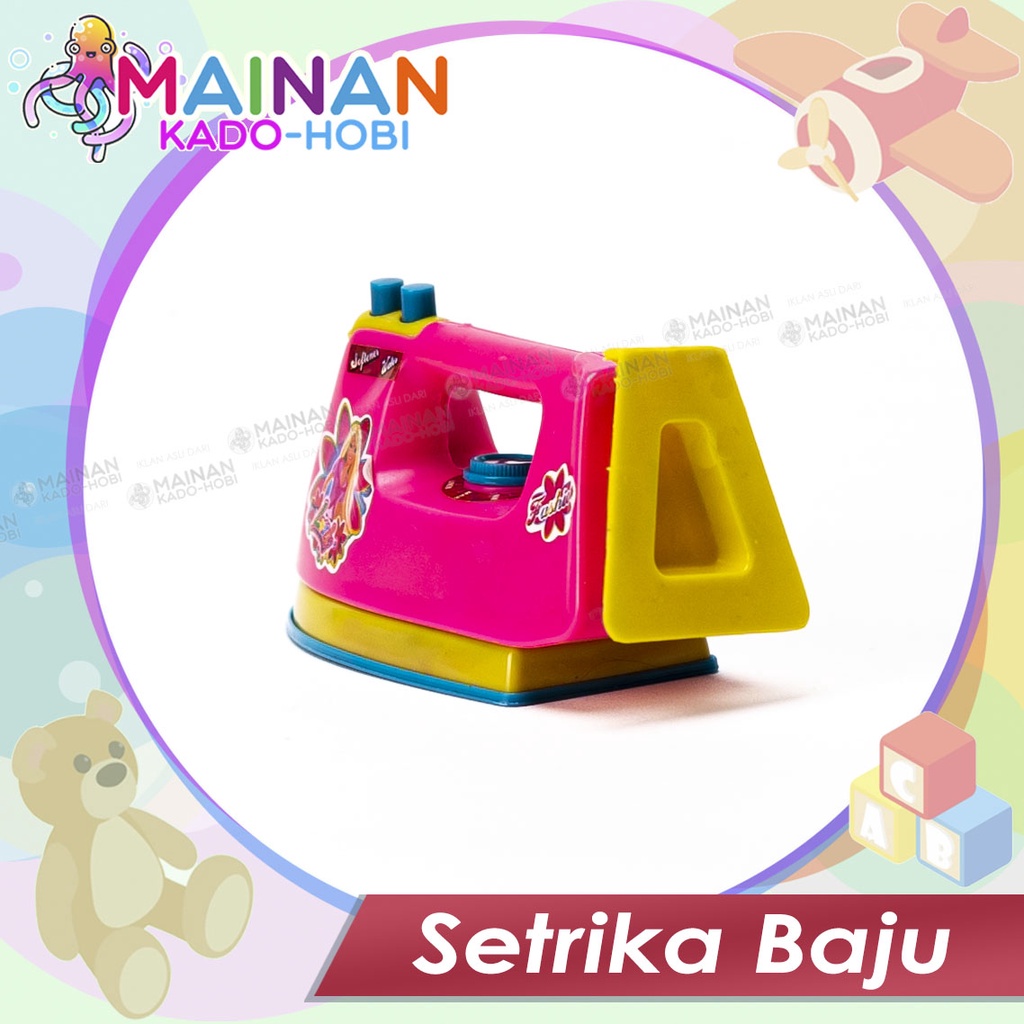 MAINAN ANAK EDUKASI MINIATUR FURNITURE ALAT RUMAH TANGGA SETRIKA BAJU