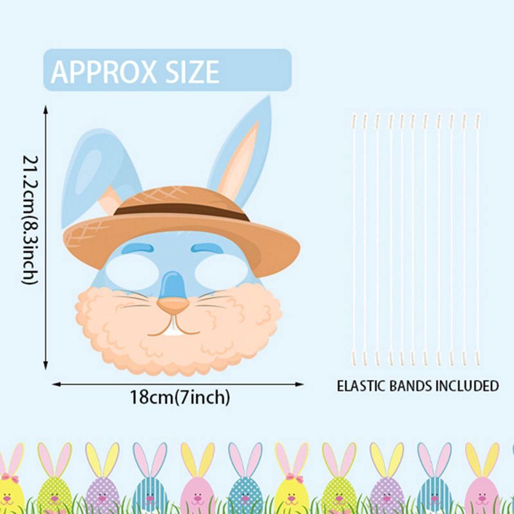 R-flower Easter Bunny New Party Masquerade Dress Up Bunny Kertas Ayam