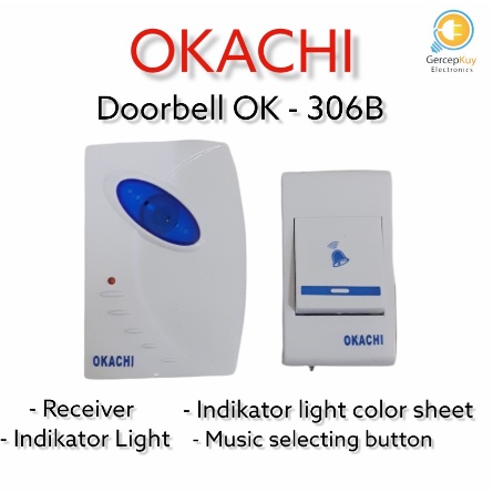 Doorbell / Bell Pintu OKACHI OK - 306B