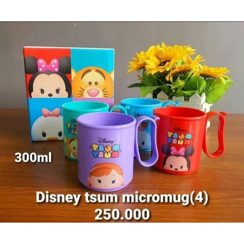 DISNEY TSUM TSUM MUG 350ML GELAS TUPPERWARE