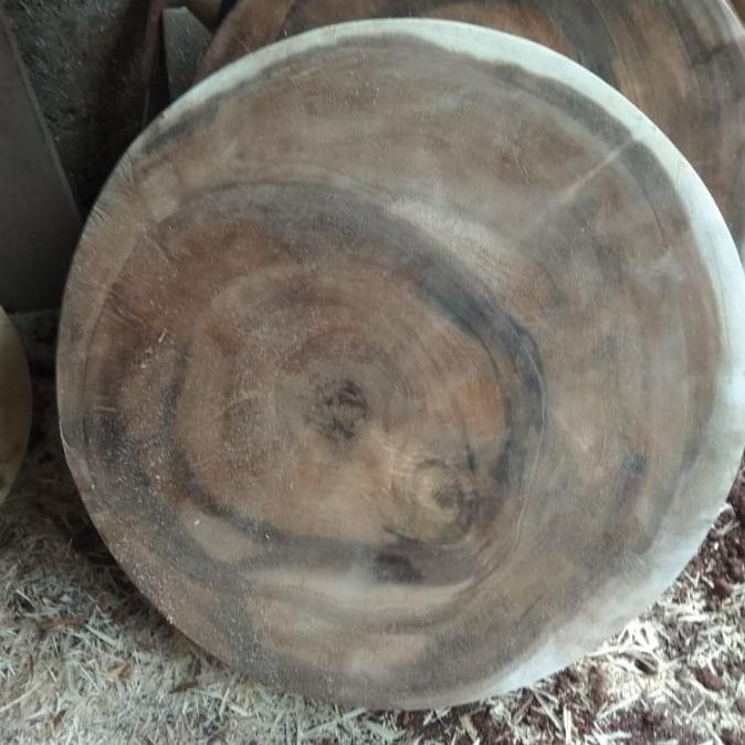 talenan kayu bulat 70cm/talenan kayu Jumbo/talenan daging/talenan dapu