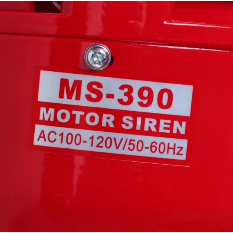 Motor Horn Siren Buzzer MS-390 AC 220 V/ Sirene Alarm Motor