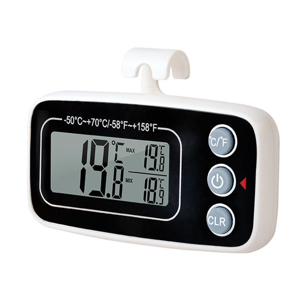 Solighter Digital Freezer Thermometer Kait Gantung LCD Rumah Tangga Baru