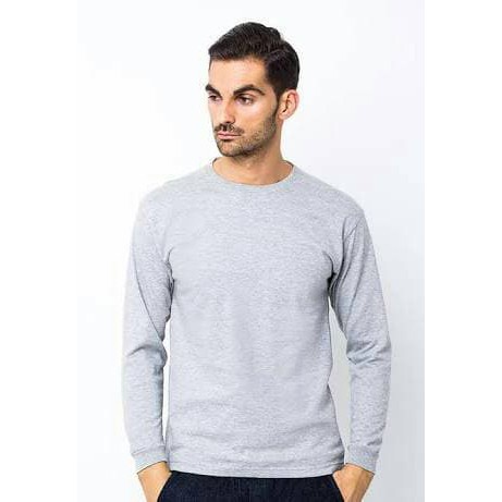 KAOS KATUN ABU MISTY panjang-KAOS POLOS KATUN KOMBET 24S ABU MISTY MUDA PANJANG