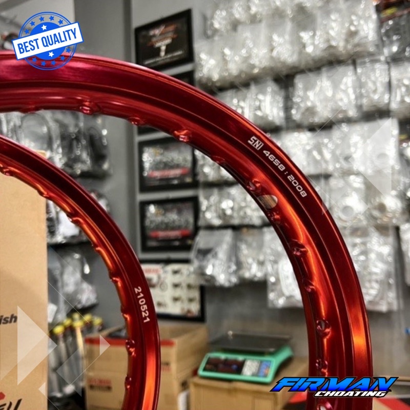Ring velk rim velk scarlet racing merah 14x160 dan 14x140 (Sepasang)