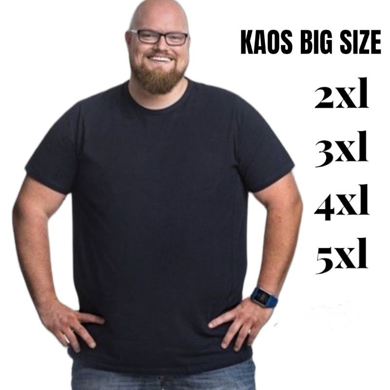 KAOS polos jumbo oversize termurah 2xl 3xl 4xl 5xl