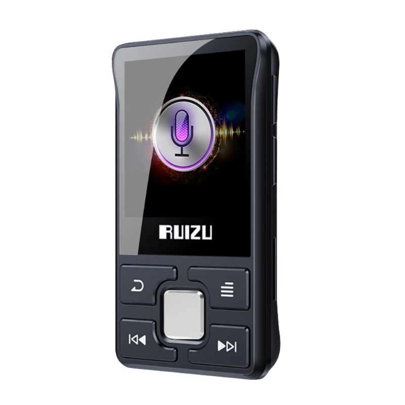 Ruizu X55 Pedometer Bluetooth mp3 Player 8gb back clip sport portable music FM radio video Walkman ebook reader