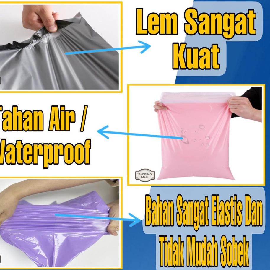 Promo Polymailer BABY PINK / Plastik Packing 30x40 CM / Plastik Olshop Grosir Termurah / Plastik Onl