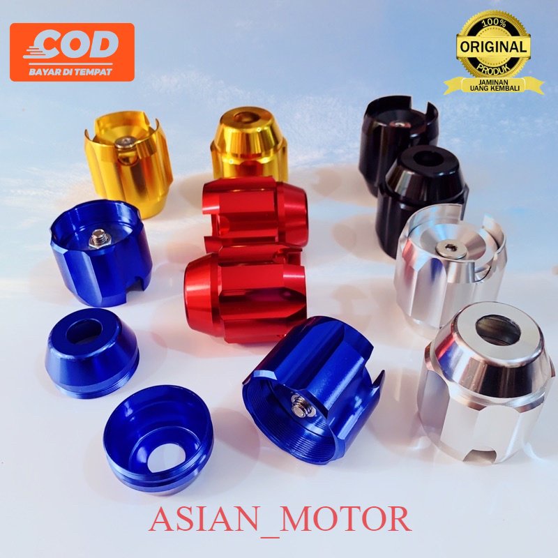 variasi aksesoris sparepart motor JALU AS RODA DEPAN NMAX-AEROX-PCX-CB150-VIXION-SATRIA FU-JUPITER M