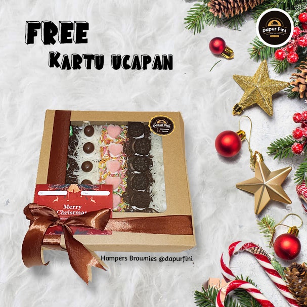 

Hampers SPESIAL Hari Raya / Ulang Tahun Brownies Panggang