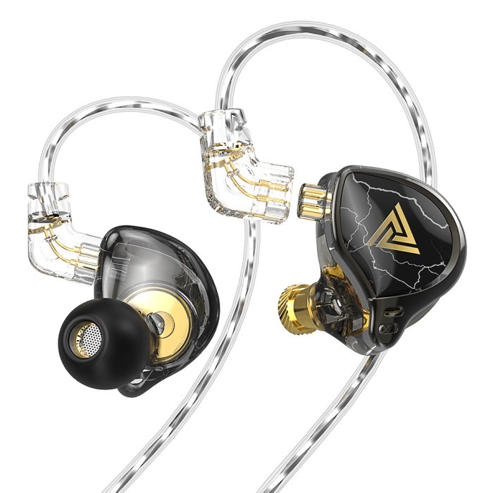 QKZ X HBB Flagship BassHead Earphone - with Mic - Dynamic Driver - Garansi Resmi 6 Bulan