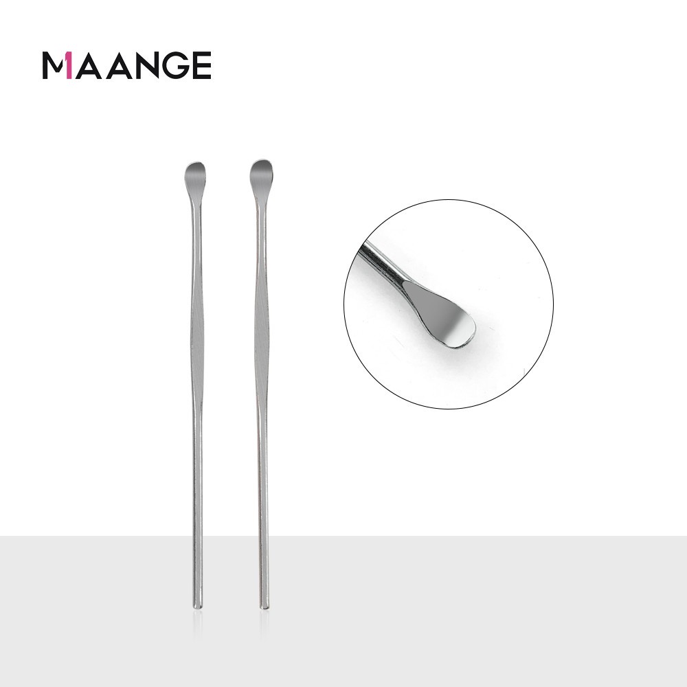 MAANGE3039  6pcs Alat Korek Kuping Telinga Pembersih Kotoran Ear Wax Stainless Steel Besi Earwax Alat Pembersih Telinga