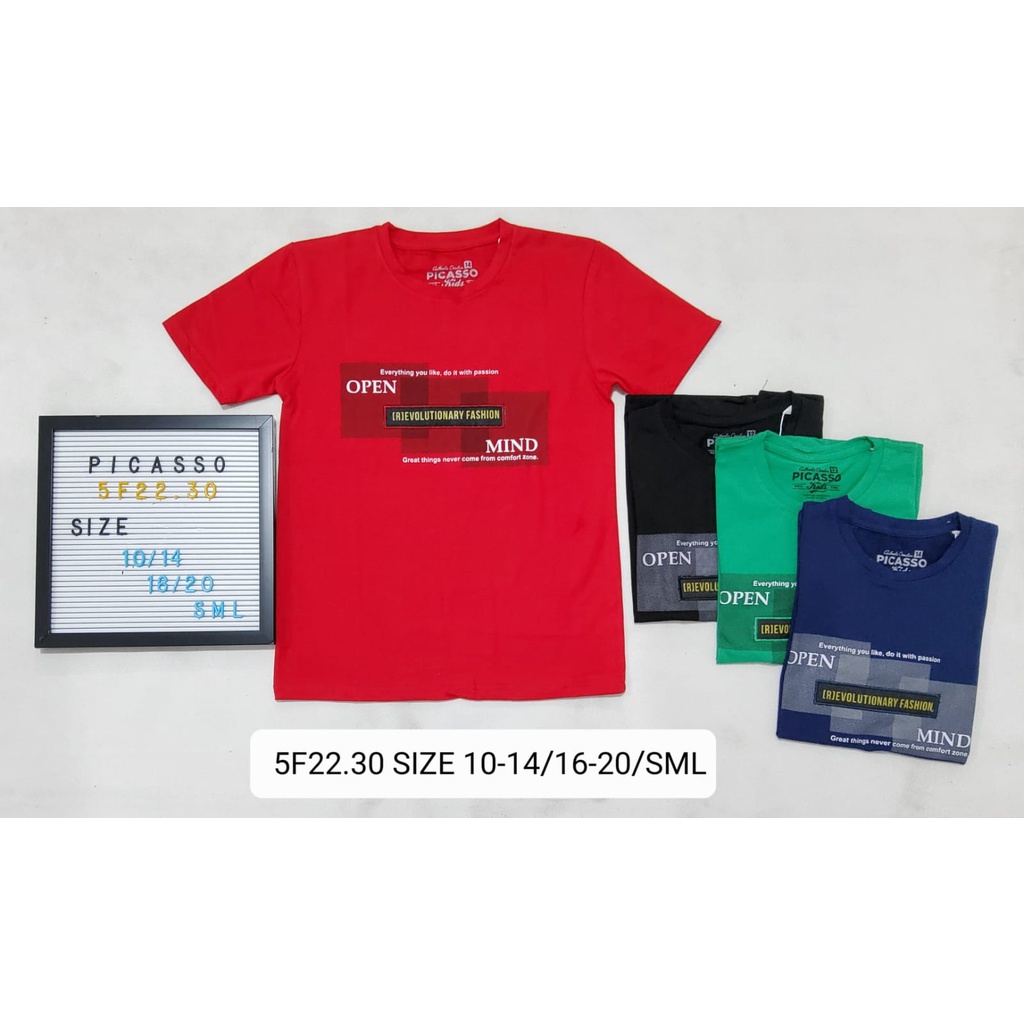 Kaos Anak / Remaja Picasso