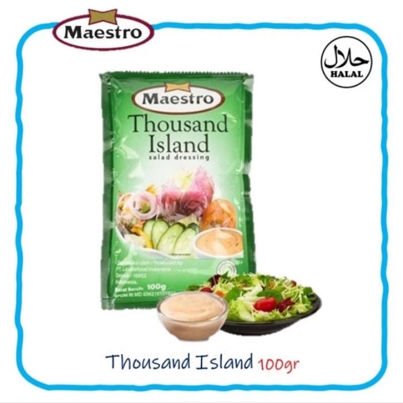 

Maestro Thousand Island Sachet 100gr