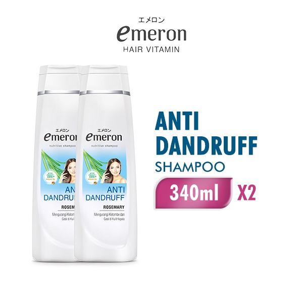 Jual Emeron Shampoo Anti Ketombe Botol 2 x 340 mL Shopee Indonesia