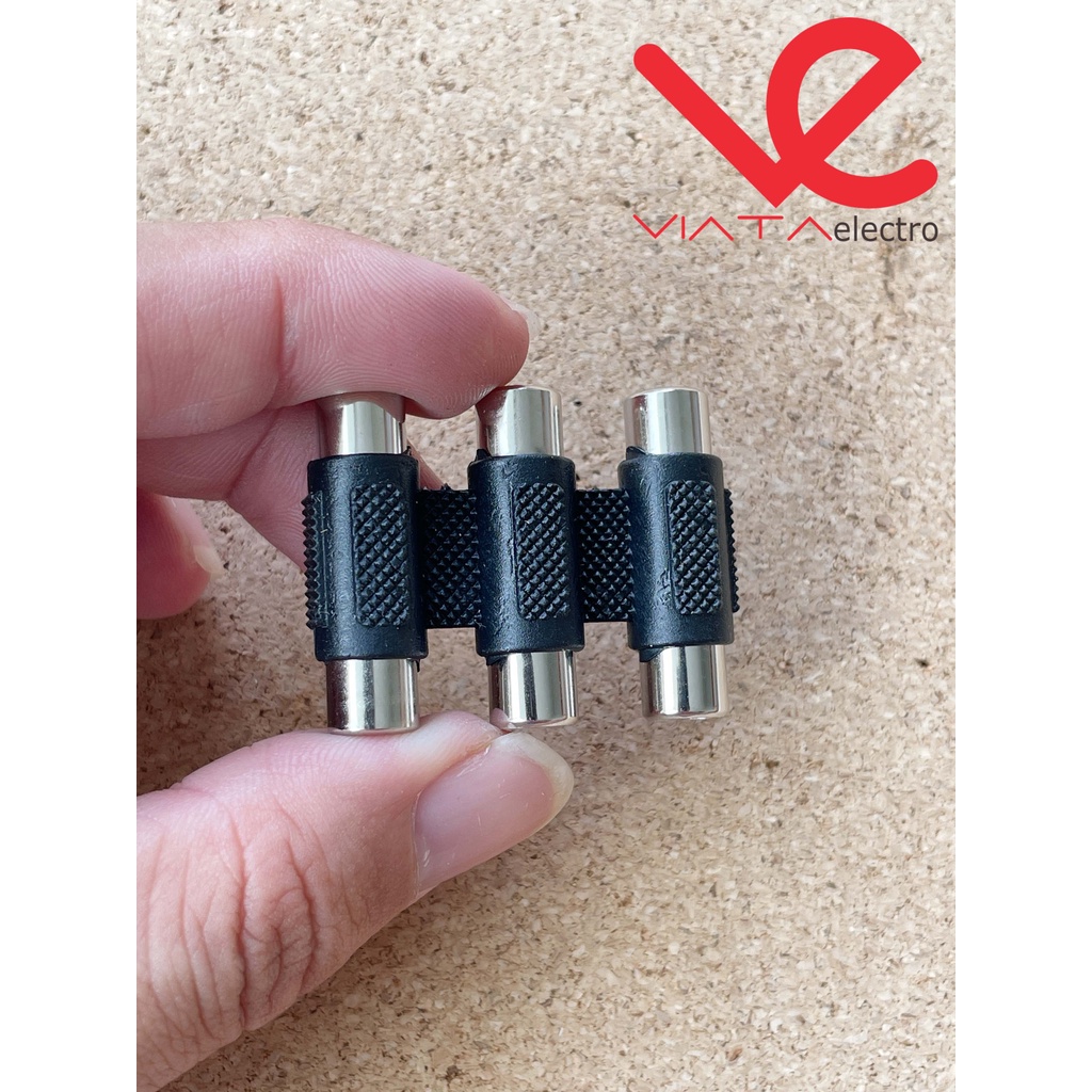 KONEKTOR 3 RCA TO 3 RCA SAMBUNGAN 3 RCA KE 3 RCA 3RCA-3RCA