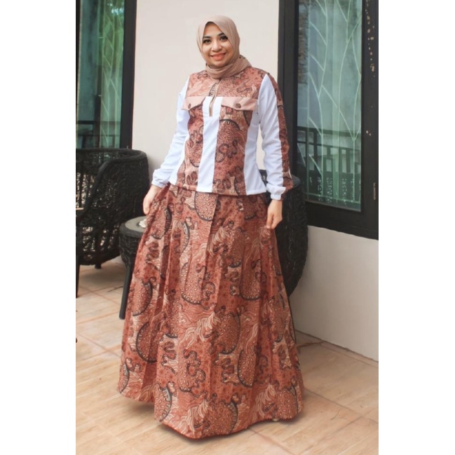ORIGINAL Deura Setelan Remaja D293 / Setelan Batik Wanita Terbaru / Setelan Remaja Kekinian BUTIK BR