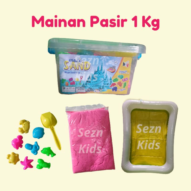 Mainan Pasir Anak 1Kg Packing Aman