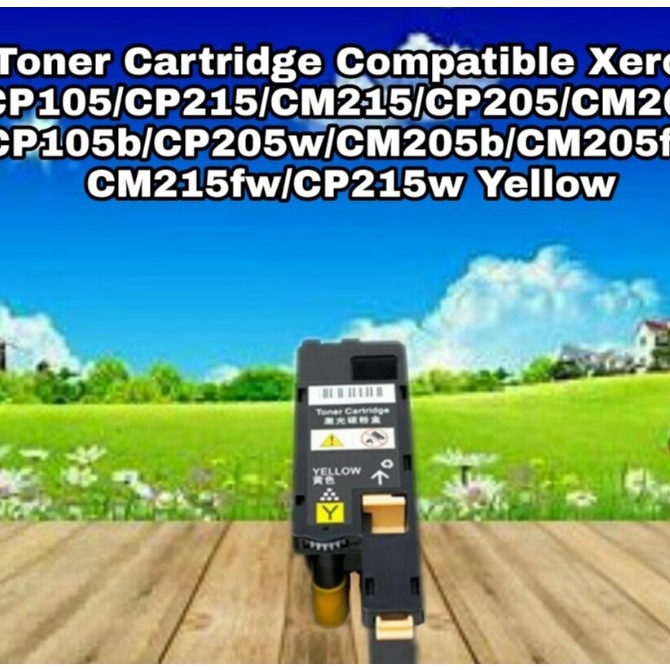Toner Cartridge Compatible Xerox CP105 CP215 CP205 CM215 CM205 CP 105 215 205 Yellow