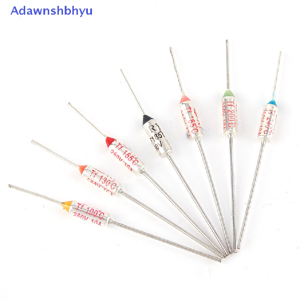 Adhyu Thermal Fuse RY 10A 250V Suhu 65C℃ 100℃ 130℃ 155℃ 185℃ 200℃ 240℃ Id