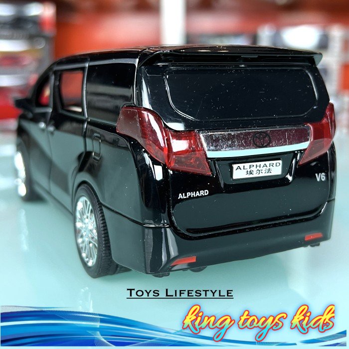 BARU / Mainan Mobil Diecast XLG Alphard 1:24 (BAGUS) - Hitam