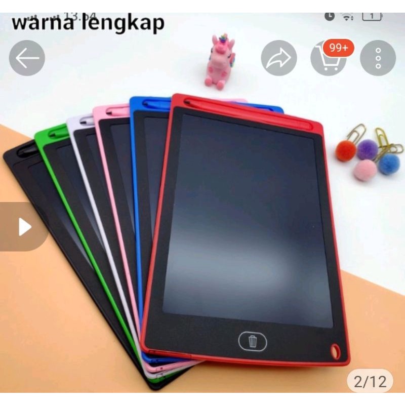 ❤️ yamshop88 ❤️ LCD Drawing And Writing 8.5 Inch / Mainan Papan Tulis Digital Bisa Hapus Tablet Main