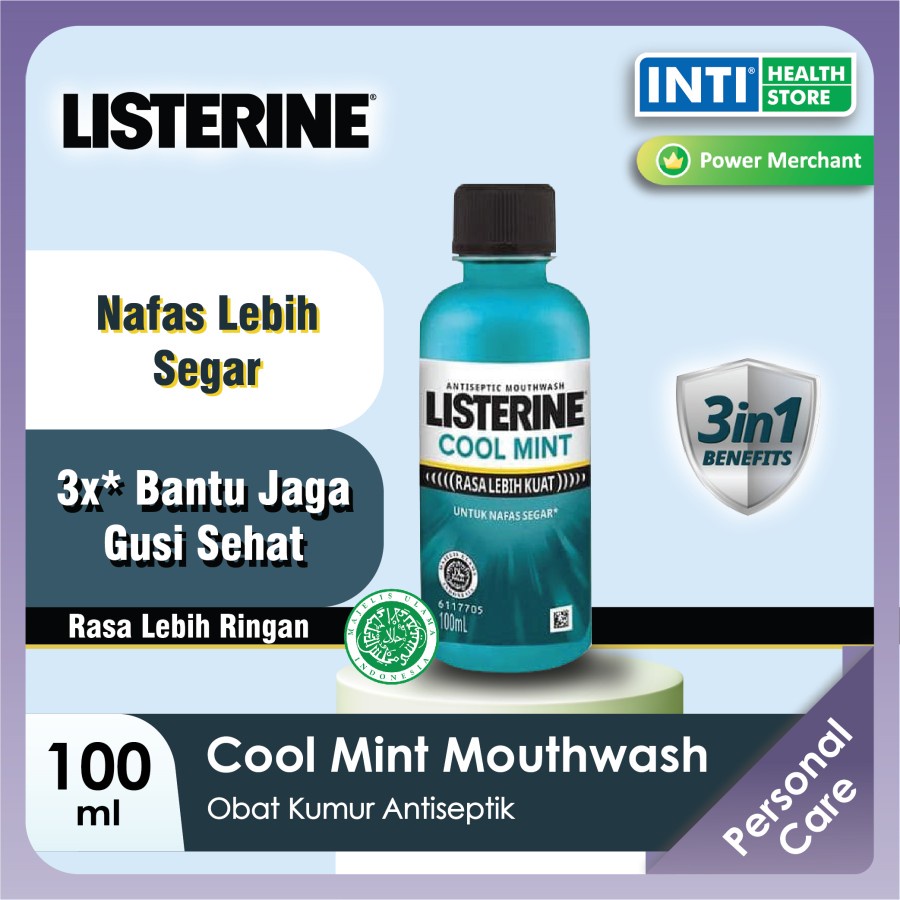 LISTERINE | Cool | Mouthwash | Obat Kumur 100ml