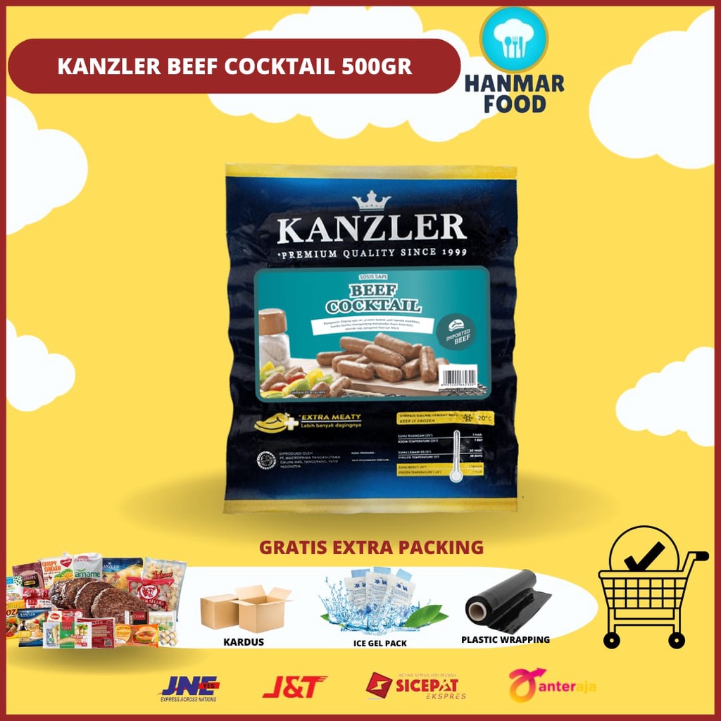 

Kanzler Beef Cocktail 500 gr - Sosis Sapi