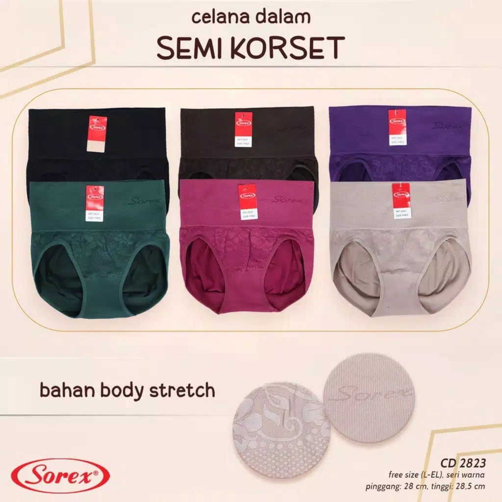 K113 - CELANA KORSET, CD KORSET SOREX FREE SIZE SETARA M - XL