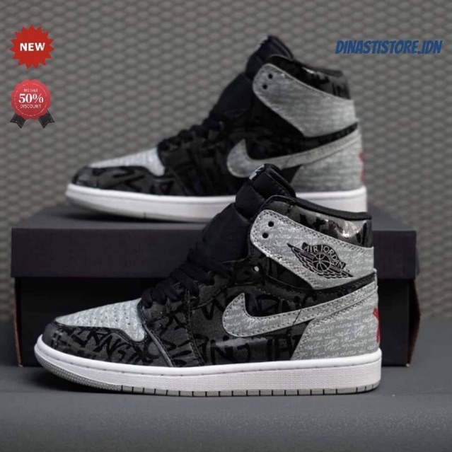 NIKE AIR JORDAN RETRO 1 HIGH OG REBELLIONAIRE BLACK BNIB | AJ RETRO 1 | SNEAKERS ORIGINAL